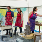Earth and Fire, Rufford 2016 - Doug Fitch and Hannah McAndrew and Anna Mercedes Wear